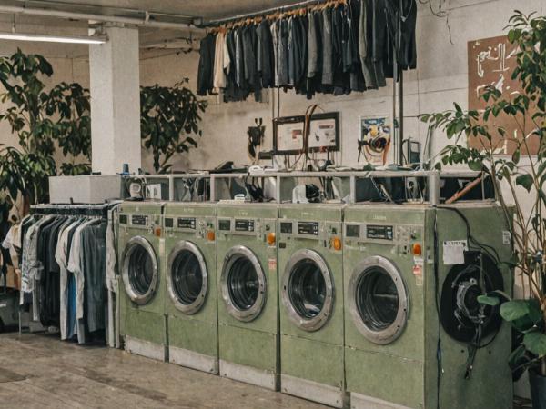 Eco-friendly dry cleaning facility with modern equipment